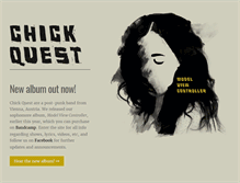 Tablet Screenshot of chickquest.com